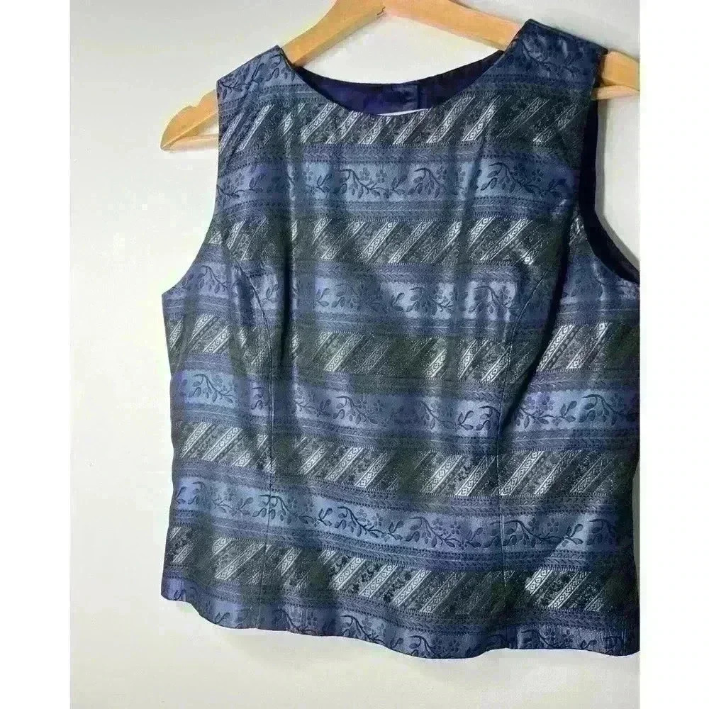 Scott mcClintock scoop neck tank top blouse